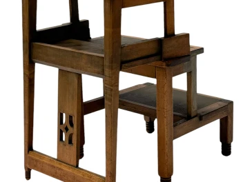 Jac. van den Bosch 't Binnenhuis Art Deco Library Chair or Library Steps, 1916